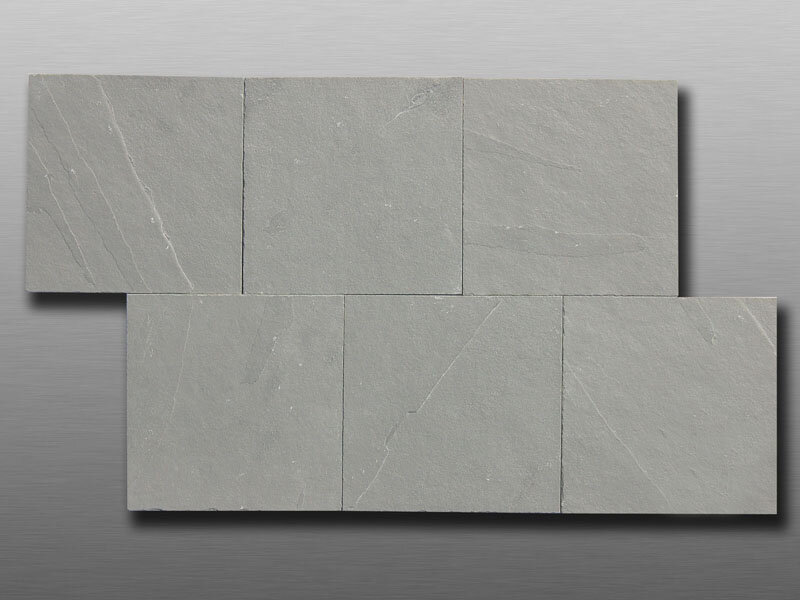 Muster Jaddish Schiefer spaltrau 15x15x1cm grau