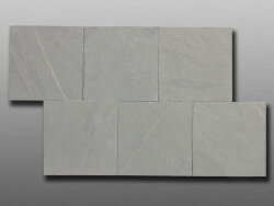 Muster Jaddish Schiefer spaltrau 15x15x1cm grau