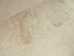 Travertin Beige Light Select gespachtelt & geschliffen Fliese 61x40,6x1,2 cm