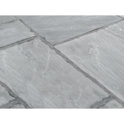 Autumn Grey spaltrau Sandstein Platte 40x40x2,5/4 cm grau
