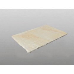 Mint spaltrau Sandstein Platte 40x60x2,5/4 cm gelb/weiß