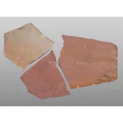 Modak spaltrau Sandstein Polygonalplatten 5-8 Stk/m², 2-4 cm Stärke rot-braun