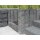 Vietnam Basalt spaltrau Palisade 12x12x125 cm anthrazit