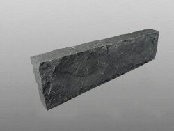 Vietnam Basalt 507 spaltrau Stele 10x25x50 cm anthrazit