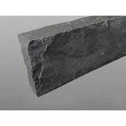 Vietnam Basalt 507 spaltrau Stele 10x25x75 cm anthrazit