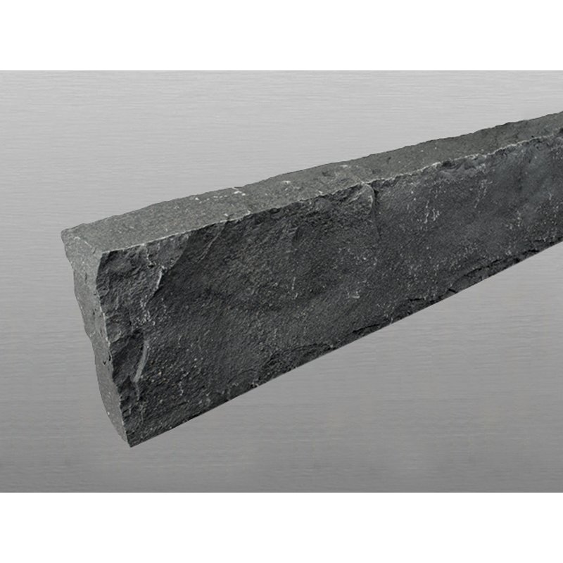 Vietnam Basalt 507 spaltrau Stele 10x25x100 cm anthrazit