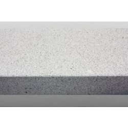 Granit Light Grey G603 geflammt Blockstufe 15x35x50 cm grau