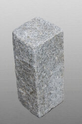 Light Grey Granit G603 gestockt Palisade 12x12x35 cm hellgrau