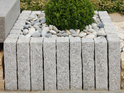 Light Grey Granit G603 gestockt Palisade 12x12x50 cm...