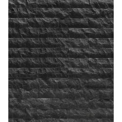Black Marble spaltrau Wandverblender Lfm.x5x2,1 cm schwarz grau