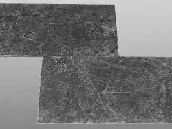 Black Marble getrommelt Fliese 61x30,5x1,2 cm schwarz grau