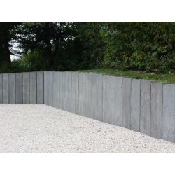 Autumn Grey spaltrau Sandstein Stele 10x25x150 cm grau