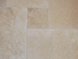Travertin Beige Select getrommelt Fliese römischer Verband 1,2 cm