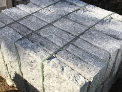 Light Grey Granit G603N gestockt Randstein 8x20x100 cm hellgrau