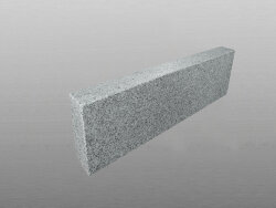 Light Grey Granit G603 geflammt Stele 10x25x80 cm hellgrau