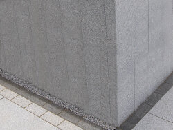 Light Grey Granit G603 geflammt Stele 10x25x125 cm hellgrau