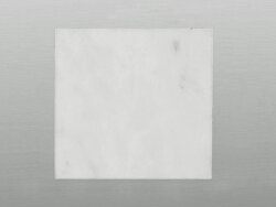 White Marble getrommelt Fliese 20x20x1cm weiß