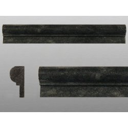 Profil Black Marble 30,5 x 4,8 x 2,3 cm geschliffen schwarz