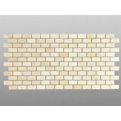 Travertin Beige Light Select getrommelt Mosaik 4,8x2,3x1 cm beige