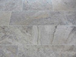 Travertin Silver getrommelt Fliese 61x40,6x1,2 cm...