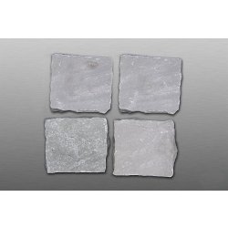 Sandstein Autumn Grey spaltrau 1 Tonne Pflastersteine 9x9x7/9 cm grau 1 Tonne