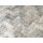 Travertin Silver getrommelt Verblender 20,3x7,5x1cm grau