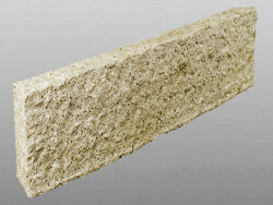 Granit Gelb 082 gestockt Randstein Stele 10x25x40 cm gelb