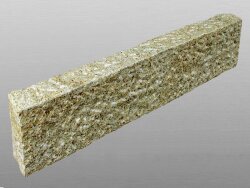 Granit Gelb 082 gestockt Randstein Stele 10x25x120 cm gelb