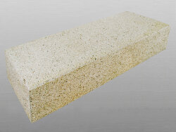 Granit Gelb 082 gestockt Blockstufe 15x35x80 cm gelb
