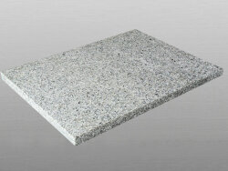 Light Grey Granit G603 geflammt und geb&uuml;rstet Platte 40x60x3 cm hellgrau