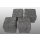 China Basalt G684 geflammt Pflastersteine 7x7x7 cm dunkelgrau