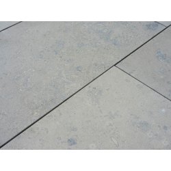 Jura Grau sandgestrahlt &amp; geb&uuml;rstet Platte Bahnenware 40,6x40-90x1 cm grau