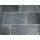 Black Marble Rustik getrommelt Fliese 40,6x61x1,2 cm grau