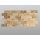Travertin Beige Rustik spaltrau Mosaik 4,8x10x1,2 cm beige