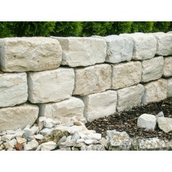 Dietfurter Kalkstein graugelb Mauerstein gespalten