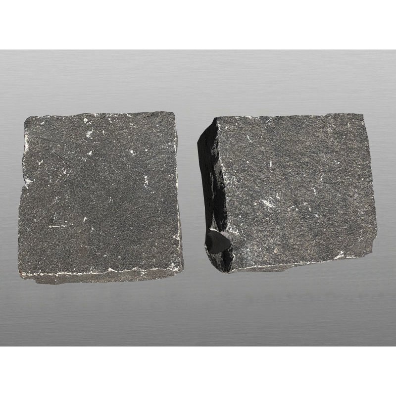 Türkei Basalt 908 spaltrau 1 Tonne Pflastersteine 4/6 cm schwarz