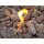 McStone Gas-Feuerstelle 45x45x70 cm hell Natursteinoptik