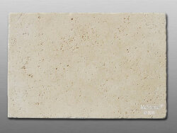 Travertin Beige Light Select getrommelt Platte 40,6x61x3 cm