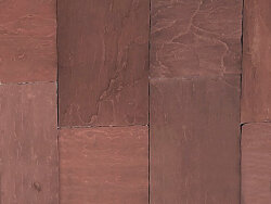 Mandana Wine Red spaltrau Sandstein Platte 40x60x3 cm rot