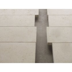 Dietfurter Kalkstein gala® beige Terrassenplatten 30cm Bahnen in freien Längen x3cm
