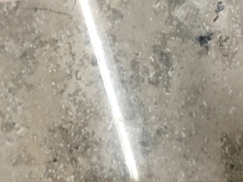 Jura Grau poliert Fliese Bahnenware 40,6x40-90x1 cm kalibriert grau