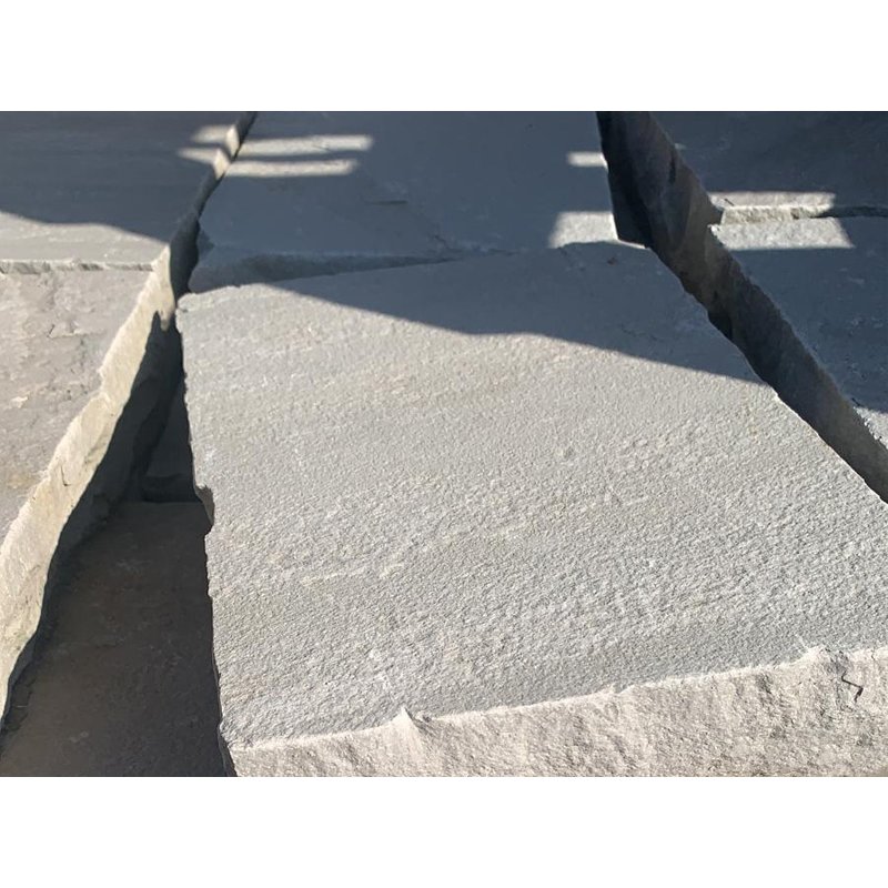 Autumn Grey spaltrau Sandstein Platte 40x60x6 cm befahrbar grau