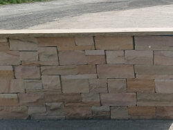 Forest Mauerabdeckung Längsseiten bossiert 35 x 150...