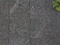 Attika Grey Gabbro geflammt & gebürstet 15x15x3...
