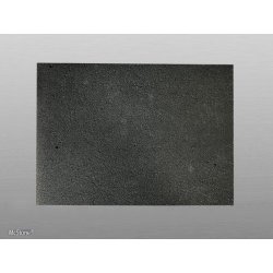 Indien Kerala Basalt kugelgestrahlt 15x15x3 cm schwarz