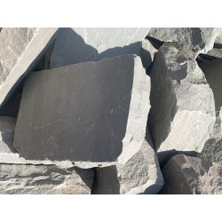 Sandstein Autumn Grey spaltrau 1 Tonne Pflastersteine 14x20x12/14 cm grau