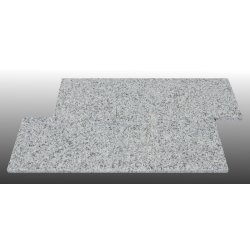 Muster Granit Light Grey G603 geflammt 15x15x3 cm hellgrau