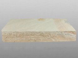 Mint spaltrau Blockstufe 15x35x125 cm beige/gelb kalibriert