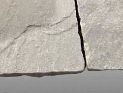 Autumn Grey antik Sandstein Platte 40x40x2,5 cm grau