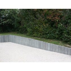 Autumn Grey spaltrau Sandstein Randstein 8x25x125cm grau